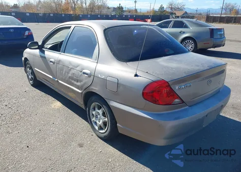 2003 Kia Spectra Ls из США, поврежденный, VIN KNAFB121835256469